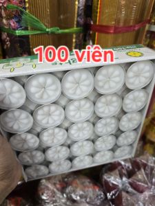 [ Loại 1]100 viên nến  1 viên/2 giờ đốt  Đèn cầy  nến thơm Tea Light