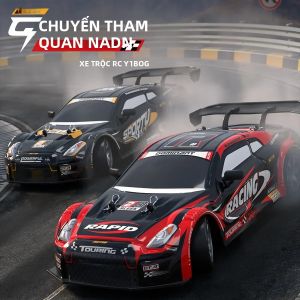 Xe Đua Điều Khiển Từ Xa Tốc Độ Cao Tỷ Lệ 1/16 2.4G Với Điều Khiển Từ Xa Hai Chế Độ Lốp Thay Thế Được Và Pin Lithium Đi Kèm