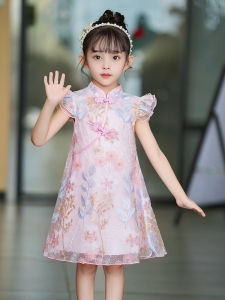 Đầm Hè Phong Cách Trung Quốc Cho Bé Gái