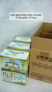 Combo 2 Thùng 12 Hộp 625gr Sữa Hạt Ngũ Cốc 25 Green Nutri Thành Phần 25 Loại Hạt Đậu