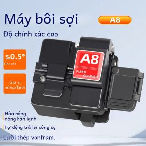 SAIVXIAN A8 Máy Cắt Cáp Sợi Có Độ Chính Xác Cao Với Hộp Sợi Thải 24 Máy Cắt Cáp Sợi Quang Bề Mặt Cho Chế Độ Đơn FTTH