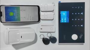 Villa Residential Tuya Smart Gsm Wifi Alarm System for Home Wireless Security Alarm House Smart Life App Control work with ALexa
