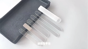 MixHome Nano Glass Nail File Nail BufferNail Polisher Pengilat kuku Manicure Buffer Crystal Glass Nail Files Manicure Nail Care for Women Men Shine Nails Clear