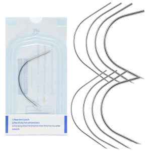 10pcs/Lot Curved Needle With Disposable Sterile Package Surgical Steel Navel Piercing Tool Needle Belly Button Rings Wholesale