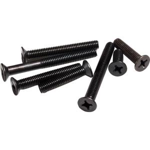 qd | 4.8 Grade Carbon Steel Blackened Cross Slot Flat Head Screws