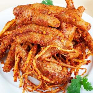 Halal Super Spicy Chicken Feet and Turnip Mix Snack