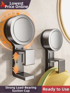 Suction Cup Drill-Free Wall Mounted Storage Rack