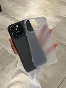 Classy Skin Frosted Iphone16/14promax Phone Case Apple 13/12/15 Drop-Resistant Transparent All-Inclusive Soft Cover XR Tide Xsmax Minimalist Thickened Protective Cover Men and Women Internet Celebrity Soft Silicone