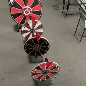12 inch Prize Wheel Fortune Game with Dry Erase Markers & Eraser Prize Wheel Spinner easy to write