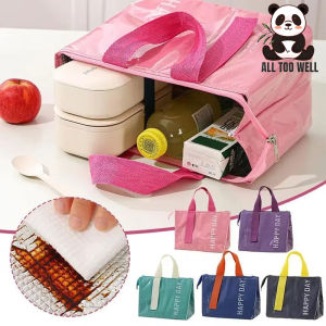 Insulated Lunch Box Bag Student Work Office Picnic Thermal Bento Box Bag Outdoor Travel Preservation Handheld Picnic Package