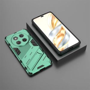 For Honor Magic 7 Lite Car Magnetic Stand Heavy Armor Case X60 5 Lite X9C X9B X9A TPU+PC Shockproof Protection Hard Back Cover