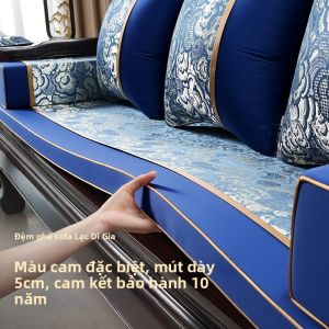 LORiCA | Gối Sofa Ba Ghế Mới Phong Cách Trung Quốc Gỗ Hồng Mộc Đệm Gỗ