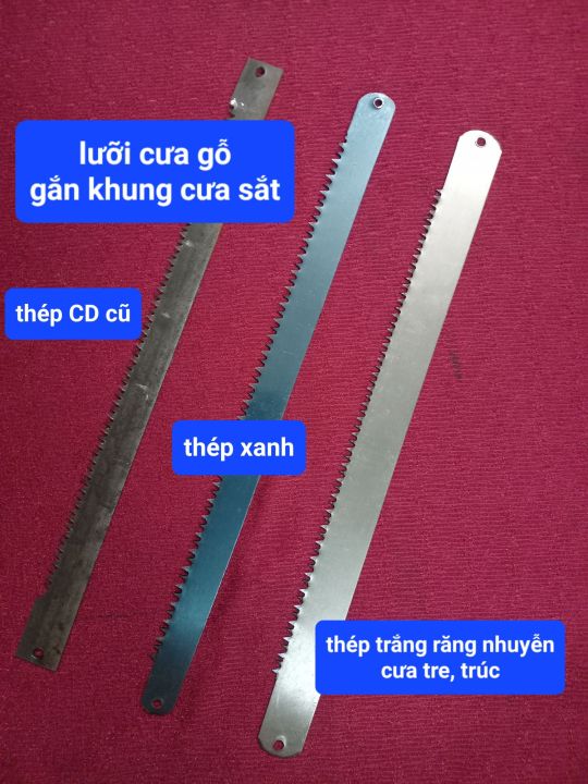 cưa gỗ,lưỡi cưa bằng thép gắn vào khung cưa sắt dùng cưa gỗ | Lazada.vn