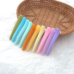 Fashion Korea Acrylic Plastic Salon Styling Hair Grip Clips Cutting Hair Clamps Duckbill Candy Colour Klip Rambut 糖果色髮夾