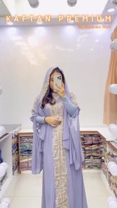 KAFTAN LEBARAN DAN PESTA MUSLIMAH DRESS MEWAH ELEGAN PREMIUM CERUTY BABYDOLL - NS AMBRL KAFTAN