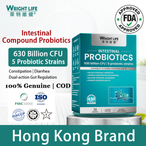 【2 BOX】Wright Life Probiotics Powder 630 Billion CFU Compound Probiotic For Diet Lose Weight & Reduce Fat Accumulation Burn Fat