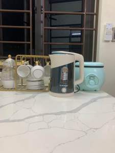 Ấm siêu tốc GK ST28 - thiết kế mới 2 lớp dày Siêu đẹp lịch sự