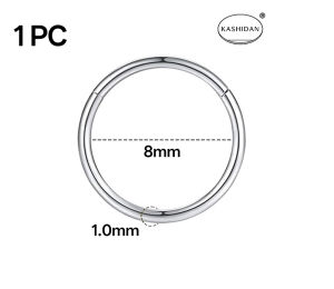 Gold Nose Rings for Women and Men Clicker Septum Rings Hoop Earrings Suitable for Helix and Cartilage Body Piercing Earrings