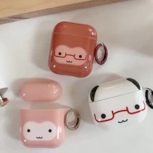 Vỏ Bảo Vệ Tai Nghe Hình Khỉ Dễ Thương Ngộ Nghĩnh Có Móc Cho AirPods 1/2/3/4 Pro 2/3 TPU