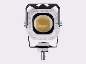 【4 modes】Motorcycle LED Mini Driving Light Spot Light Auxiliary LED Pod Projector Light Universal 12V 6.8W 8000LM 4 Modes IP67 Waterproof