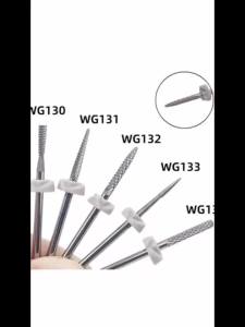 1Pcs Cuticle Bit Gel Remover Drill Bit Nail Clean Medium Grit Carbide for Electric Nail Drills Conical Manicure Tungsten Tools
