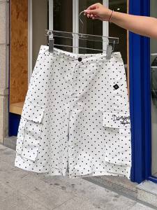 dangerouspeople | Summer Dots Pockets Shorts Embroidered Vintage