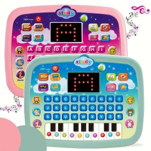 Interactive LED Learning Tablet for Kids – Educational Toy with Letters Numbers Words Music & Spelling – Early Development Touchscreen Pad for Toddler Learning & Fun