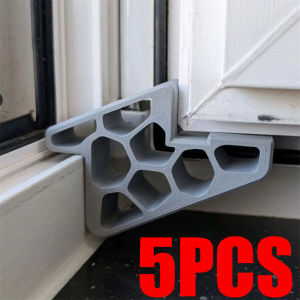 5PCS Heavy Duty Door Stopper Windproof Non-Slip Balcony Window Door Wedge Easy Install for Home Office Bathroom Kitchen Hard