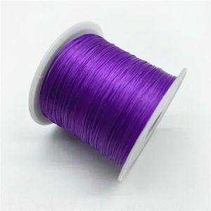 10yards/Roll 0.7mm Elastic Thread Round Crystal Line Nylon Rubber Stretchy Cord Elastic Rope for Jewelry Making Beading Bracelet