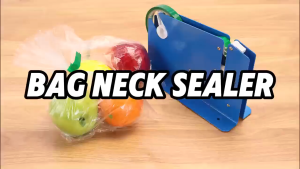 Sealer Machine Metal Bag Neck Sealer Tape Dispenser Supermarket Store Bag Packaging Poly Bag