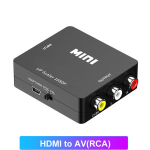kebidumei | AV RCA to HDMI Adapter HDMI to AV RCA Adapter HDMI to VGA to HDMI Adapter AV to VGA Converter VGA to AV RCA for Xbox360 DVD PS3