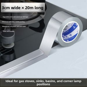 Heat-Resistant WaterProof Kitchen Sealant Tape Aluminum Foil Based