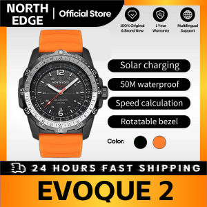NORTH EDGE EVOQUE 2 Men Digital Military Watch Solar Power Environmental Mens Sport Wristwatch Luminous Watches Waterproof 50M