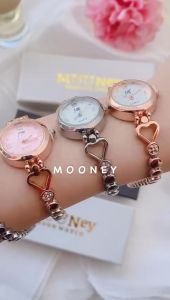 Mooney Jam Tangan Wanita Tali Rantai Jam Analog Trendy Love JW02