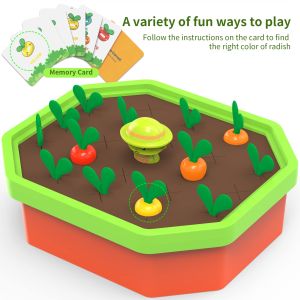 Montessori Toys for 18 months 2 3 4 year old girl boys Sensory 5 in 1 carrot toys color shape classification Christmas baby gifts learning education fine motor skills for young children activities