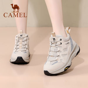 CAMEL | High Ankle Warm Fleece Thick Sole Womens Athletic Shoes