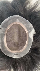 ลูกไม้ออสเตรเลียพร้อมผมปลอมผู้ชาย Pu ใสทนทานวิกผมระบายอากาศผู้ชาย100% ระบบเส้นผมมนุษย์วิกผมธรรมชาติ6นิ้วผมทดแทนเส้นผมที่มองไม่เห็นผมตรงธรรมชาติ