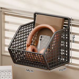 No-Drill Large Capacity Desktop Hanging Basket Organizer