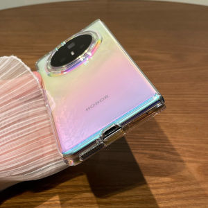 For Honor Magic V3 Casing Transparent Plating Ultra-thin Hard PC Phone Case Cover