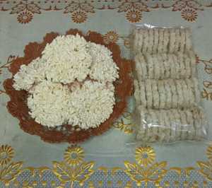 Rengginang Mentah Rasa Bawang Isi 44 Pcs Kemasan 500gram Ketan Asli