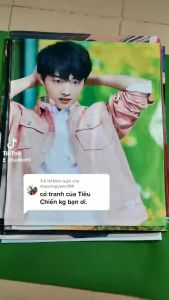 [Có sẵn] Tranh vải treo tường Tiêu Chiến Xiao Zhan