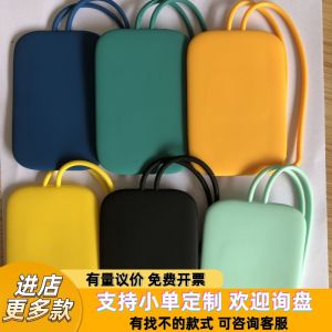 Fashionable Silicone Luggage Tags Handheld Bag Suitcase Anti-Lost with Lanyard Identification Badges Gifts Logo
