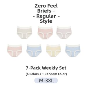 NAITANGPAI | Cotton High Waist Padded Panties Large Size