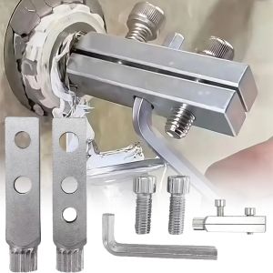 Pipe Stripped Screw Set Water Faucet Broken Wire Extractor & Stainless Steel Wrench Handle Damaged Nipple Easy Out Remover Tool