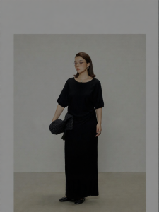 Short Sleeve Midi Skirt Knit Set