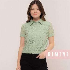 RIMINI - Atasan Wanita Formal Lengan Pendek Size XS-XL - Opaline Top 5314-1