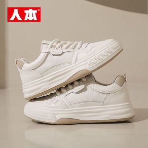 Womens Thick Bottom Sneakers Breathable Casual Shoes Spring Autumn Summer Fashionable Versatile Student Sports Leisure Shoes