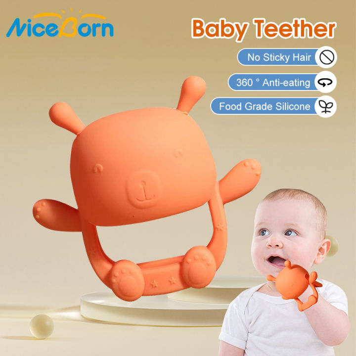 NiceBorn Baby Teethers Baby Chew Toys Soother Dust Free Teether