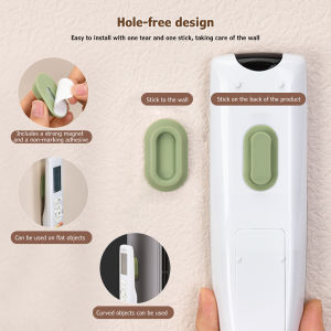 Magnetic Remote Control Bracket Self-Adhesive Wall Mounted Storage Bracket for Remote Controls Household Goods Storage