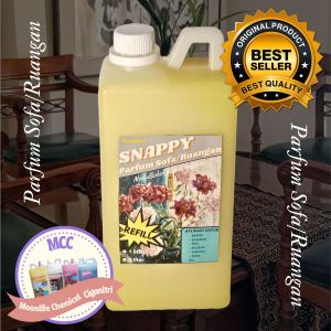 Parfum Sofa dan Ruangan Aroma SNAPPY Non Alkohol plus disinfektan 1 Liter